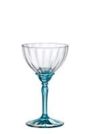 11 stk. Champagneskål Florian m/ blå stilk 24 cl Restlager