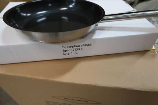 1 stk. Stegepande keramisk diam 280 mm til induktion, el og gas