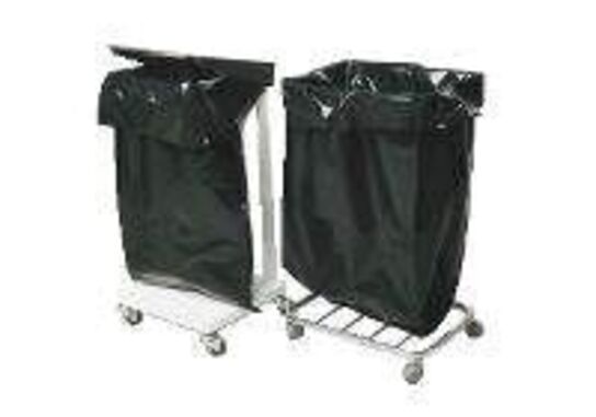 1 stk. Affaldsvogn 155 m/vippelåg og hjul 