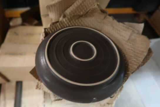 12 stk. Tallerken stentøj oliven 220 mm Rustik