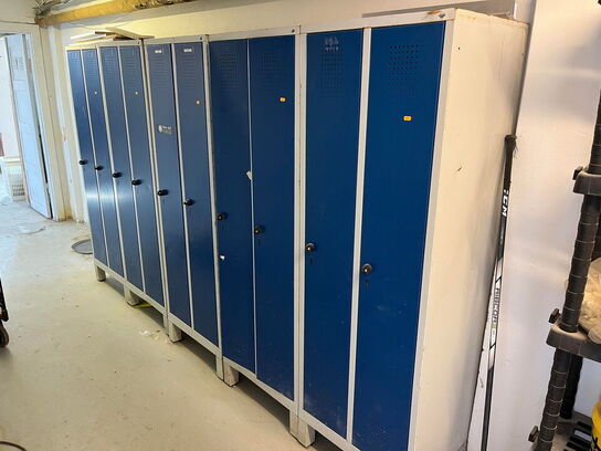 5 stk. omklædningsskabe