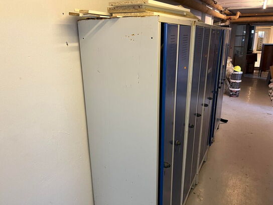 5 stk. omklædningsskabe