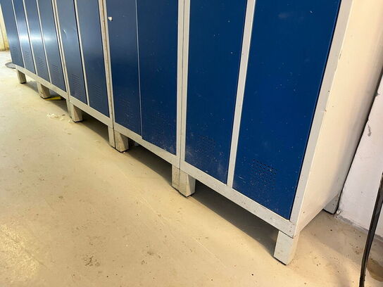 5 stk. omklædningsskabe