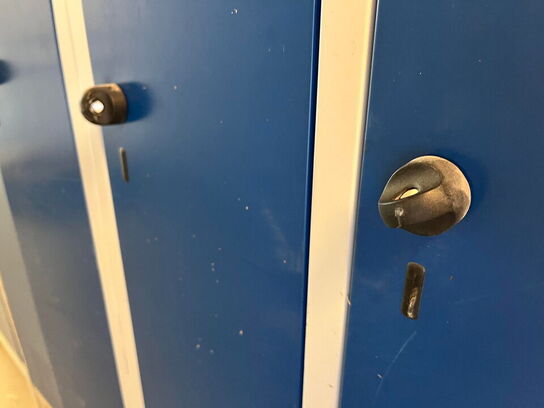 5 stk. omklædningsskabe