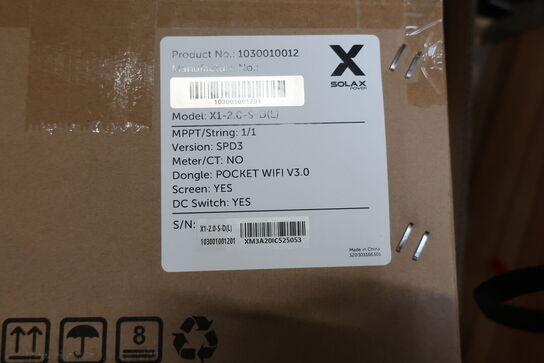 Inverter SOLAX X1-2-0-S-D(L)