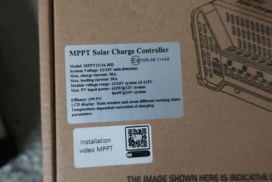 16 stk. MPPT Solar Charge Controller GREEN ENERGY MPPT12/24-30D (brugt)