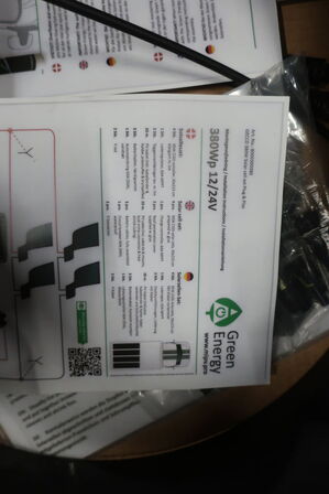 4 stk. solcellepaneler