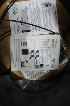 4 stk. solcellepaneler