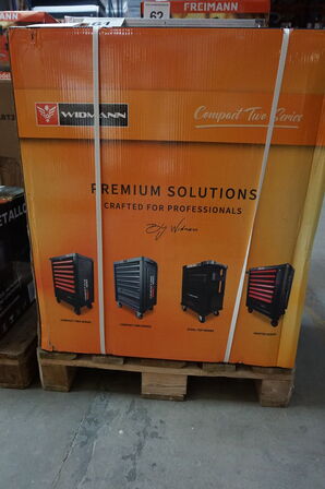 Widmann Compact two værktøjsvogn. Syv skuffer inkl. værktøj 