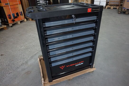 Widmann Compact two værktøjsvogn. Syv skuffer inkl. værktøj 