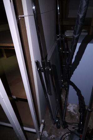 Tøjstativ, plade m.m.