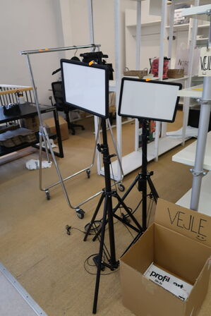 2 stk. LED-fotolamper GODOX LEDP260C