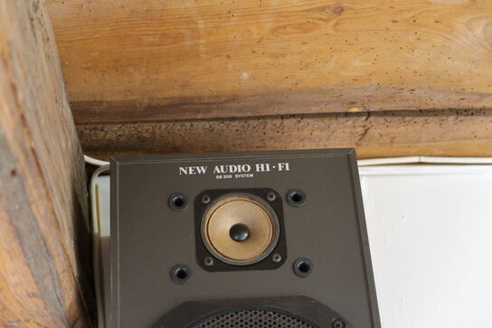 Forstærker SONY samt højtalere 4 stk. NEW AUDIO HI-FI SB 200 System