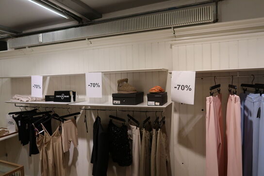 Vægreolsystem, reoler uden indhold