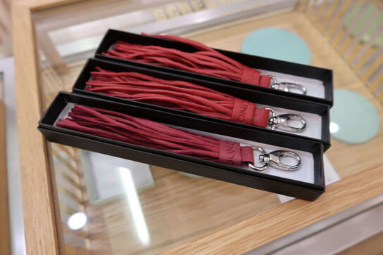 Hårspænder, nøgleringe m.m.