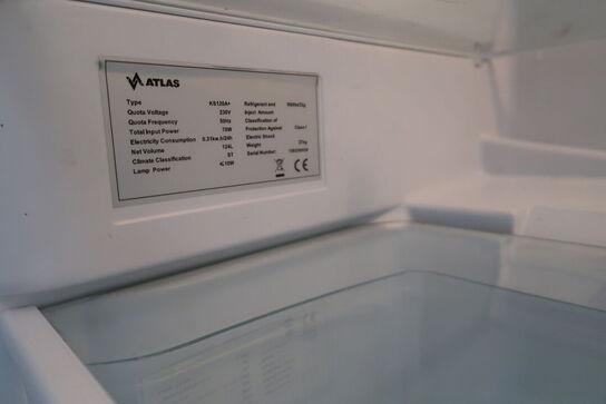 Køleskab ATLAS KS120A+, kurv samt fejesæt