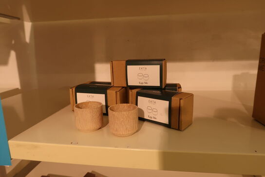 Div. Pyntegenstande, glas, baser til kubus stager m.m.