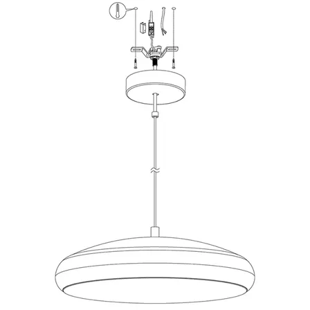 Eglo riodeva led rgb dæmpbar Loftslampe bluetooth/app(ubrugt)