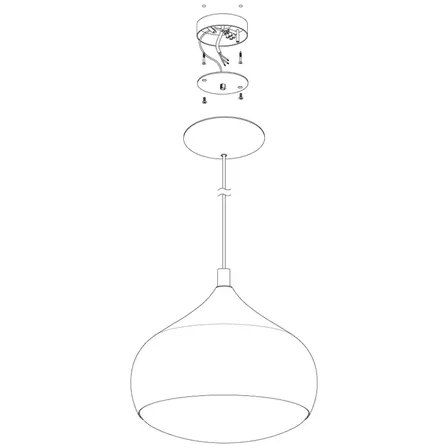 Eglo comba-c led rgbw dæmpbar Loftslampe bluetooth/app(ubrugt)