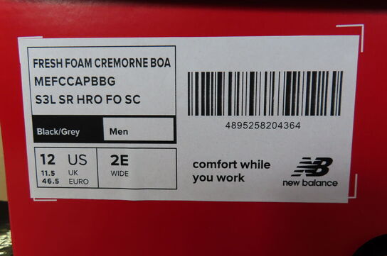 Sikkerhedssko NEW BALANCE str. 46.5