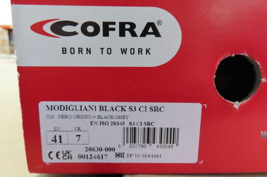 Sikkerhedsstøvle COFRA str. 41