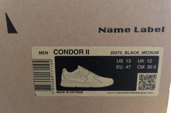 Sikkerhedssko SHOES FOR CREWS str. 47