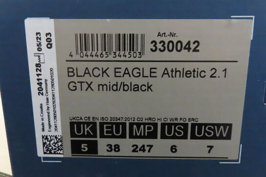 Sikkerhedsstøvle HAIX str. 38