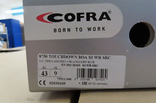 Sikkerhedssko COFRA str. 43