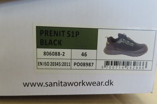 Sikkerhedssko SANITA str. 46