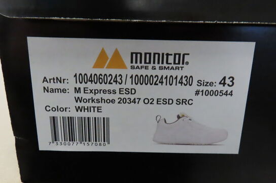 Sikkerhedssko MONITOR str. 43