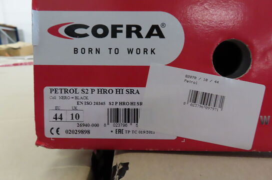 Sikkerhedssko COFRA str. 44