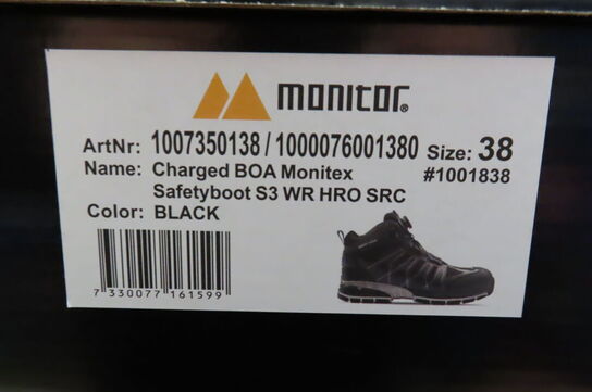 Sikkerhedsstøvle MONITOR str. 38