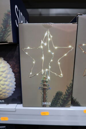 3 stk. julelys SIRIUS Chrismas Top
