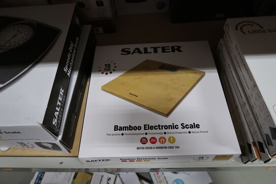 Personvægt SALTER Bamboo Electronic Scale