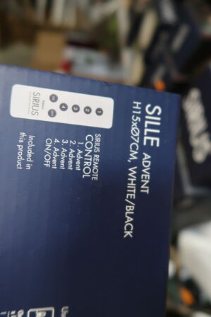 4 stk. julelys SIRIUS Sille Advent