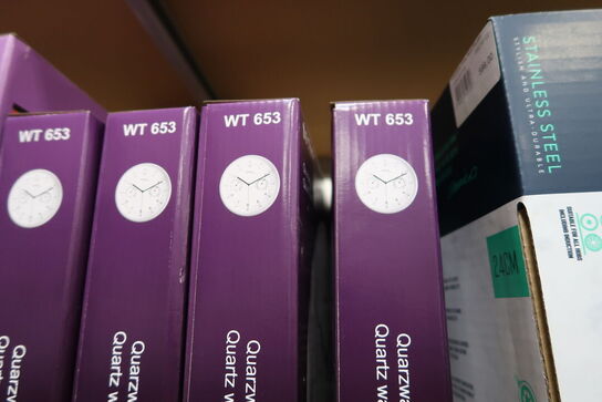 4 stk. vægure TECHNOLINE WT 653