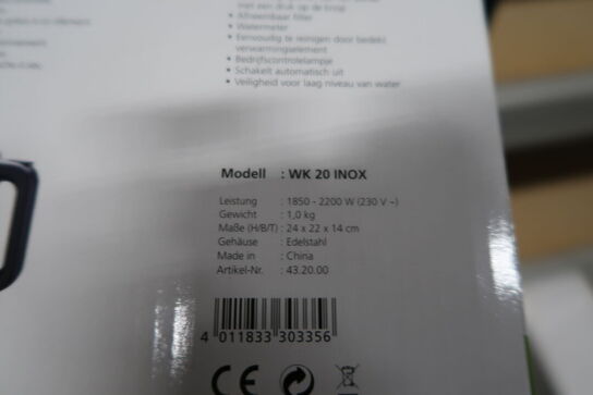 Elkedel STEBA WK 20 INOX