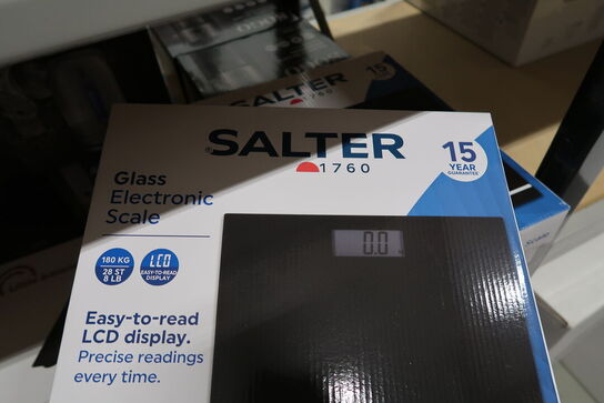 Personvægt SALTER Glass Electronic Scale