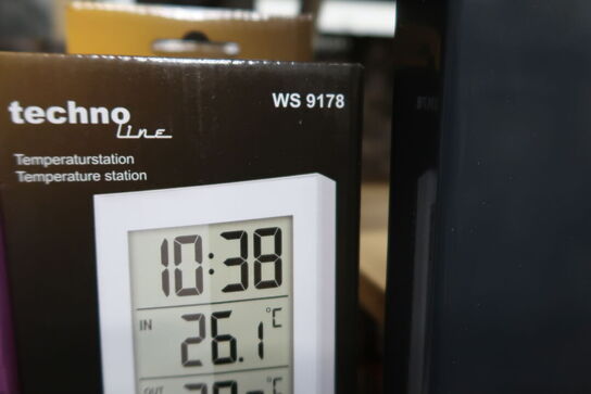 2 stk. temperaturstationer TECHNOLINE WS 9178
