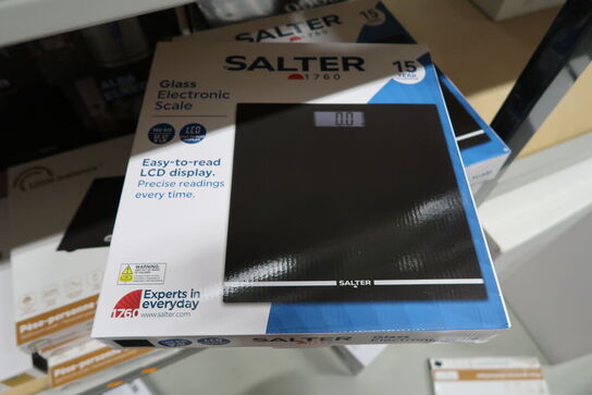 Personvægt SALTER Glass Electronic Scale