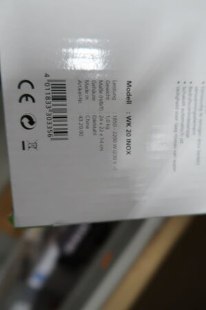 Elkedel STEBA WK 20 INOX
