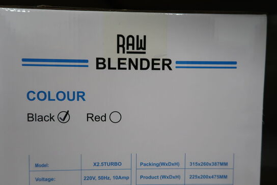 Blender RAW BLENDER X2.5 Turbo