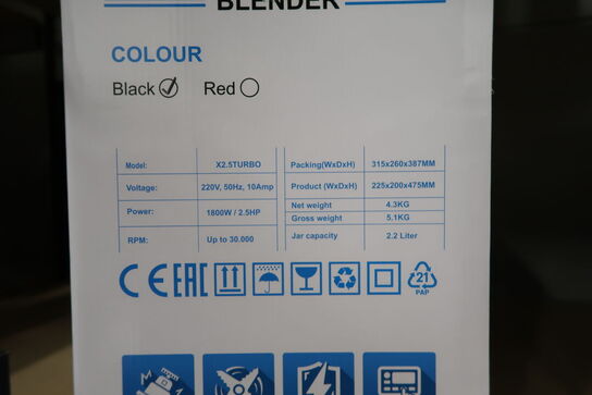 Blender RAW BLENDER X2.5 Turbo