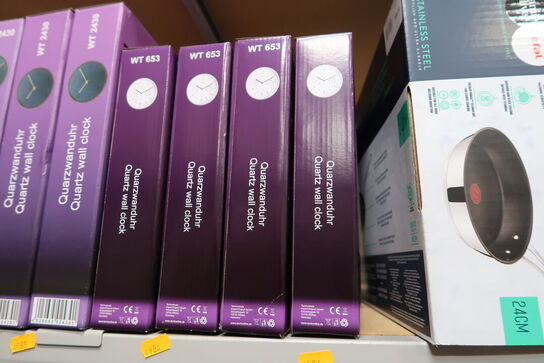 4 stk. vægure TECHNOLINE WT 653