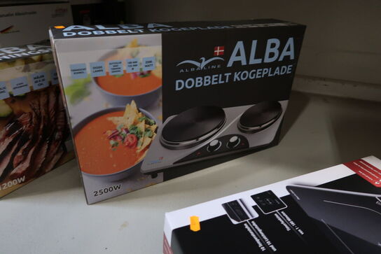 Dobbelt kogeplade ALBALINE 2500W