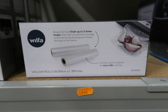 2 pakker vakuumruller WILFA