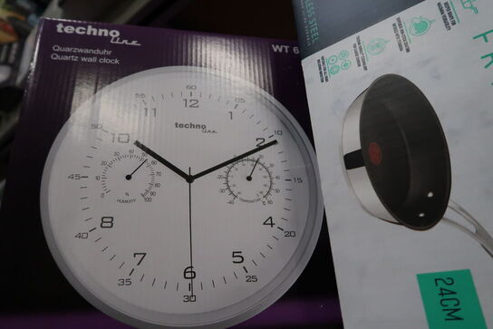 4 stk. vægure TECHNOLINE WT 653