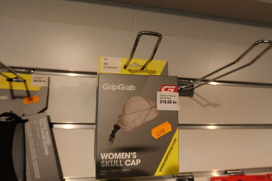6 stk. cykelhuer GRIPGRAB Womens skull Cap, Skull Cap Windster