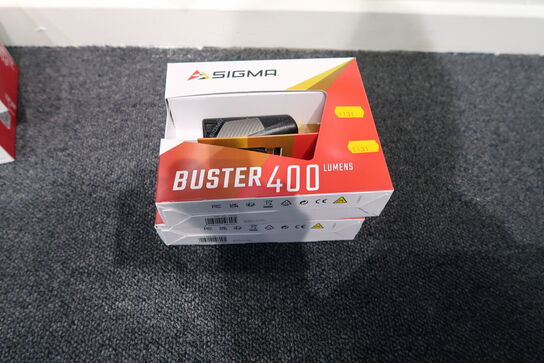 2 stk. forlyger SIGMA Buster 400
