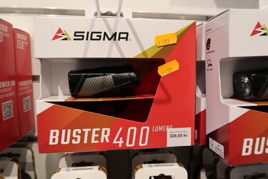 2 stk. forlygter SIGMA Buster 400
